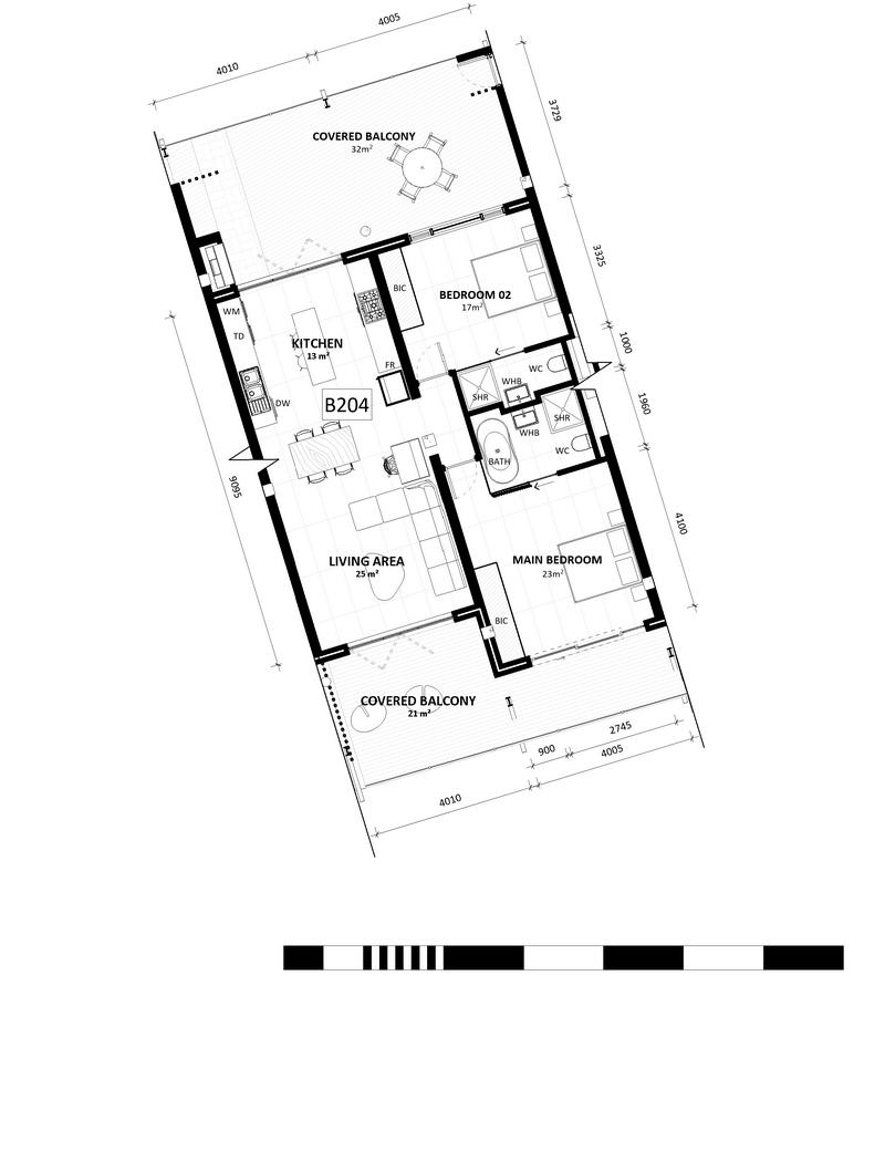 Unit B204 - 2 Bedroom